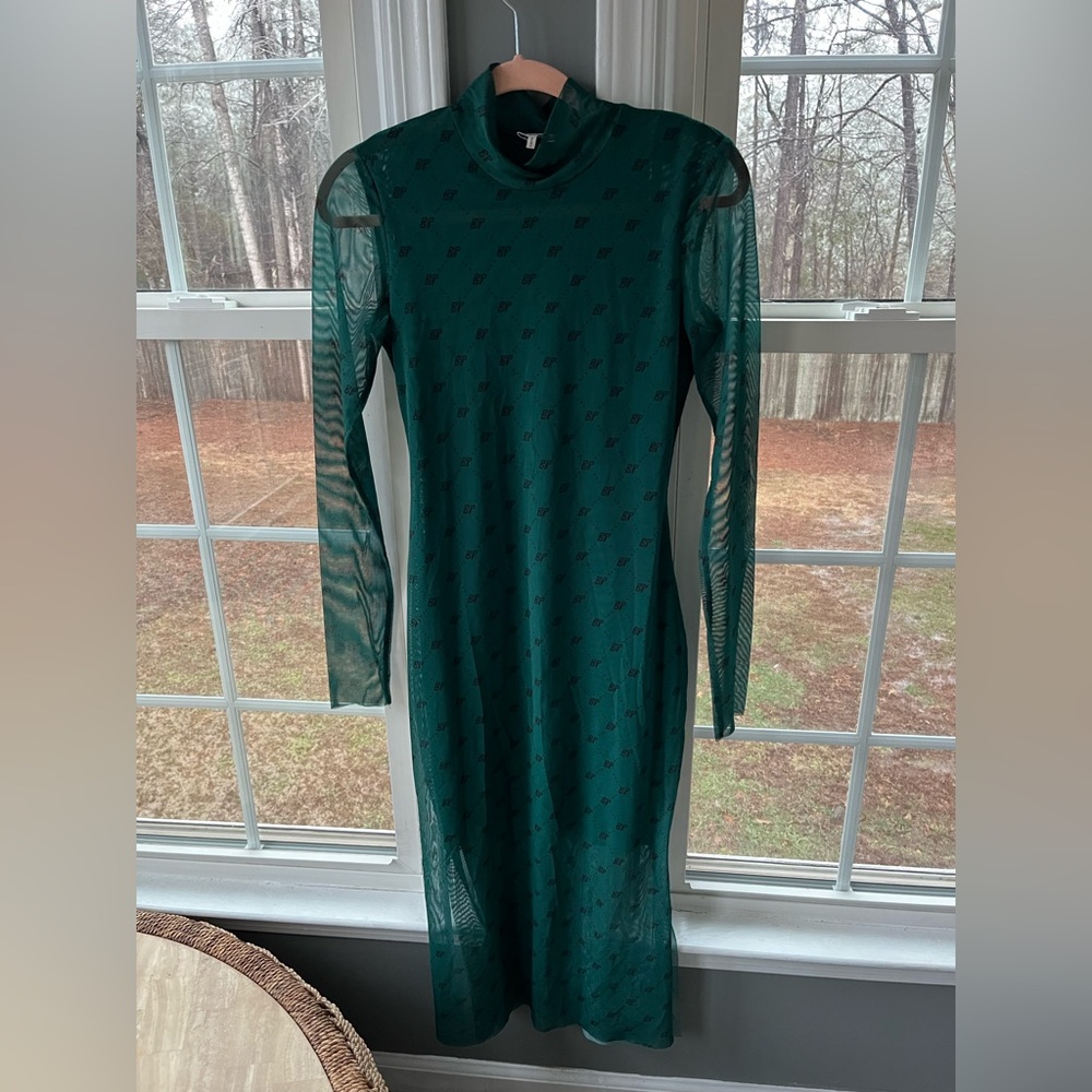 Baum und Pferdgarten Logo Mesh Midi Dress - Picture 5 of 7